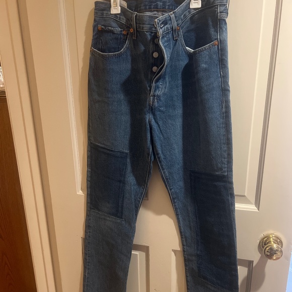 Levi’s 501 Jeans with Patchwork - Picture 1 of 5